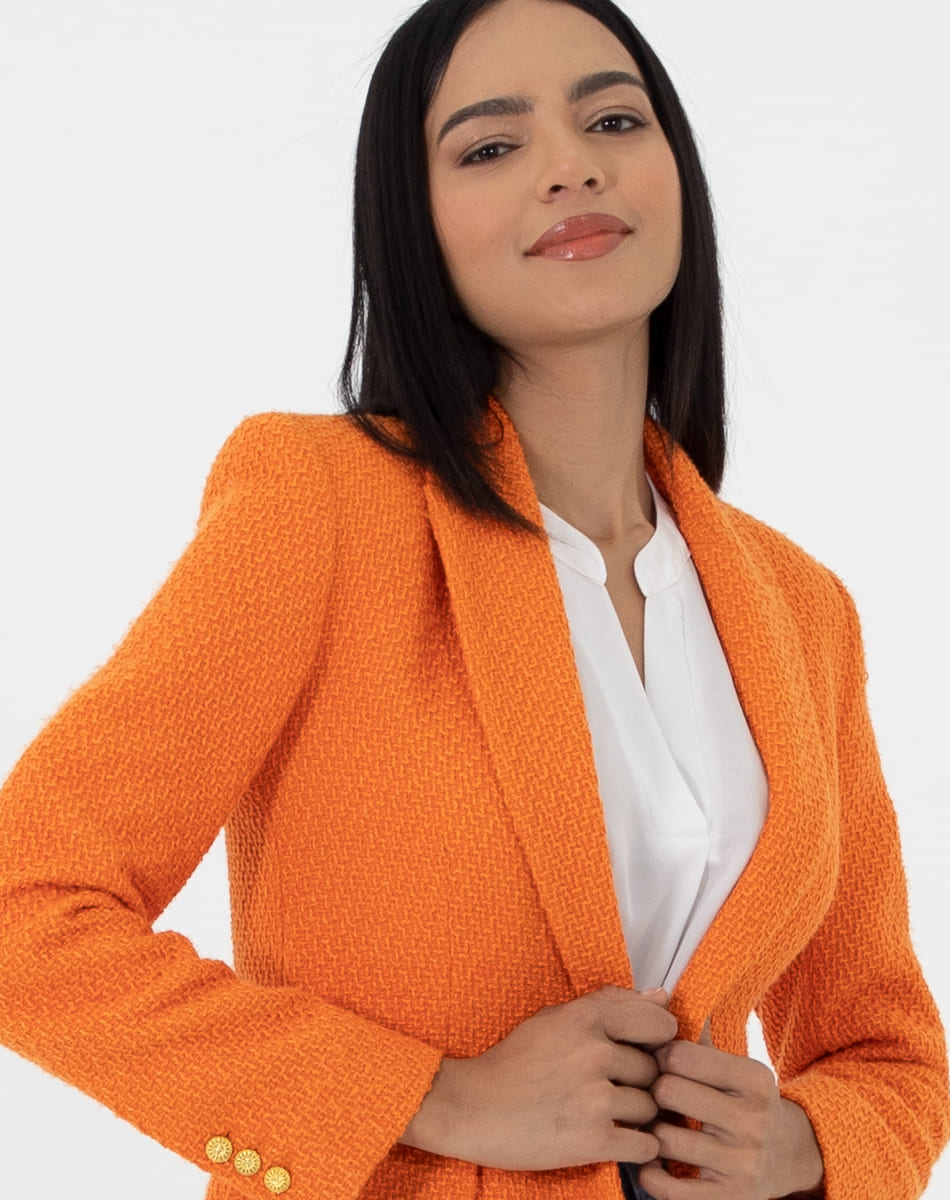 Colorful contemporary blazer