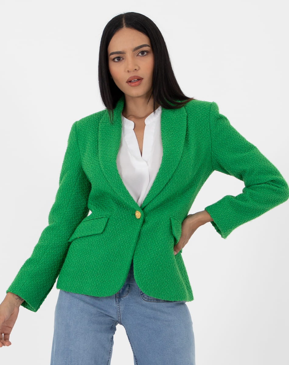 Colorful contemporary blazer