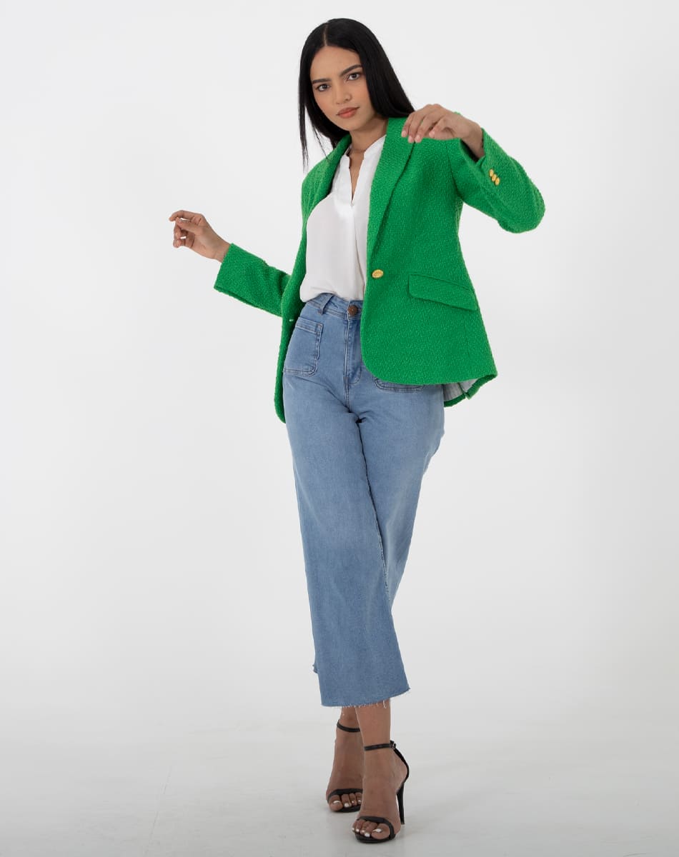 Colorful contemporary blazer