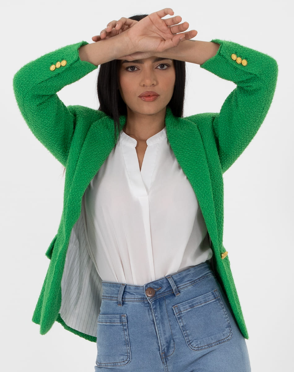 Colorful contemporary blazer