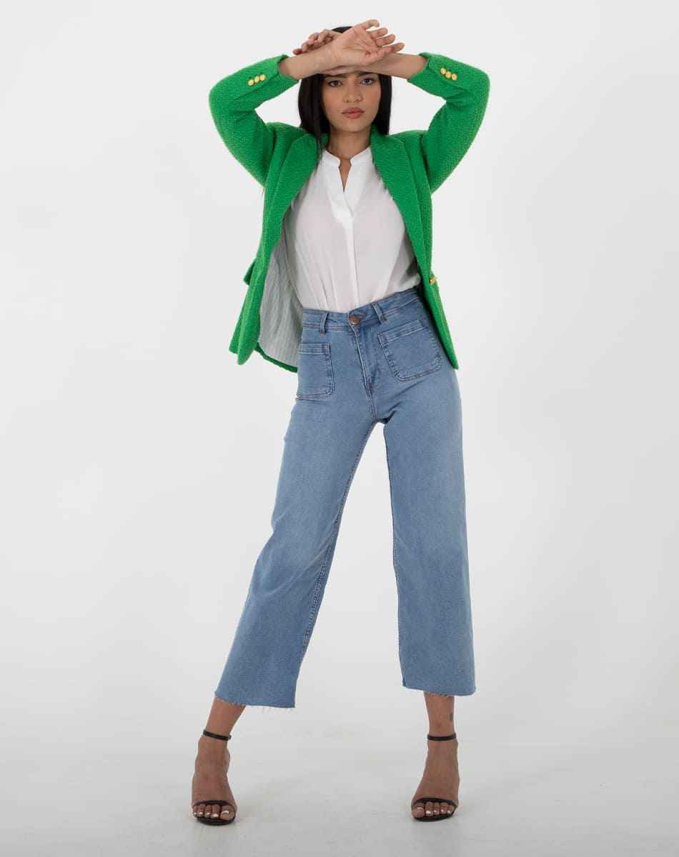 Colorful contemporary blazer