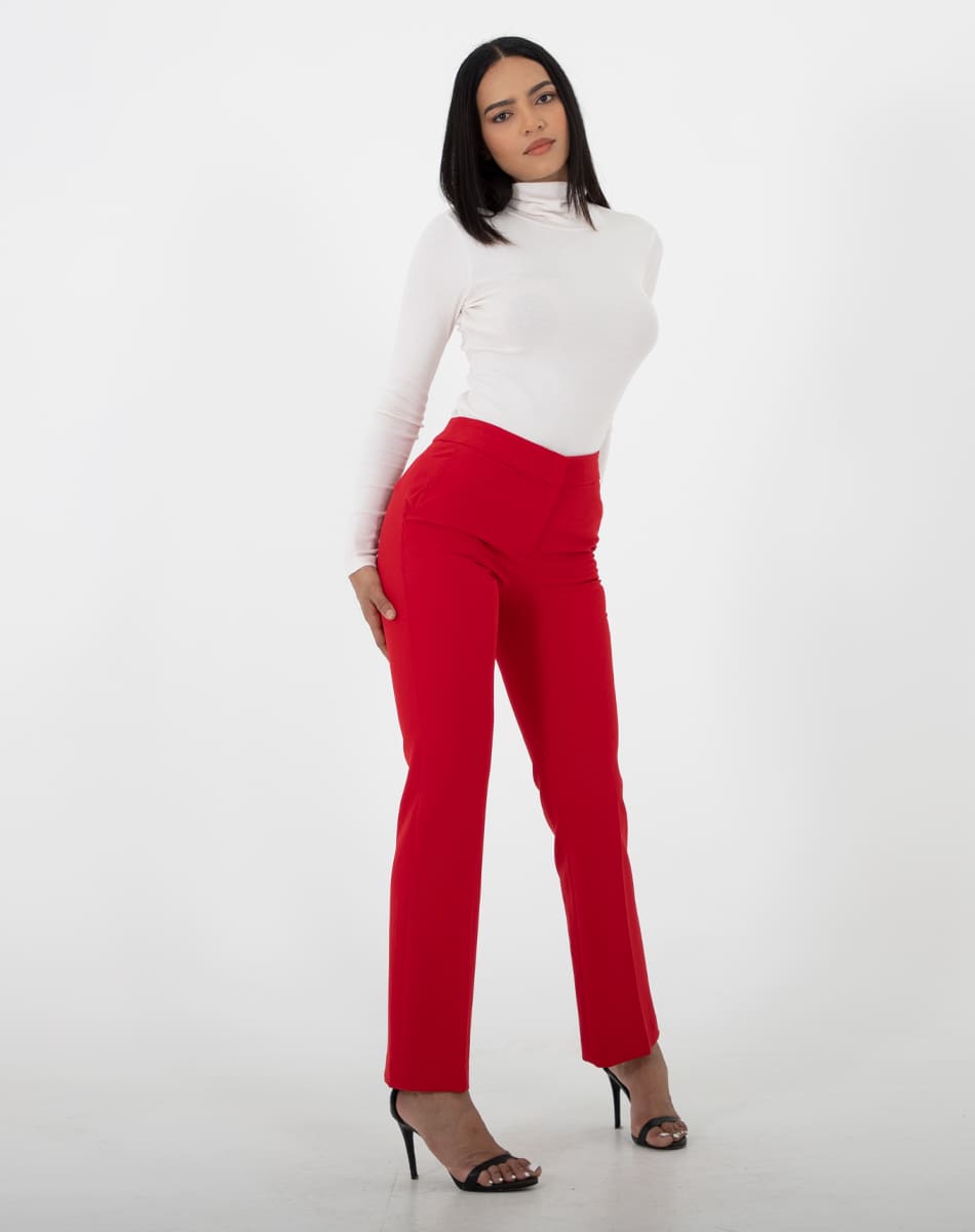 Straight formal pant