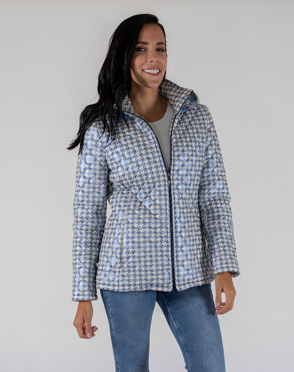 Silver Hooded Jacket