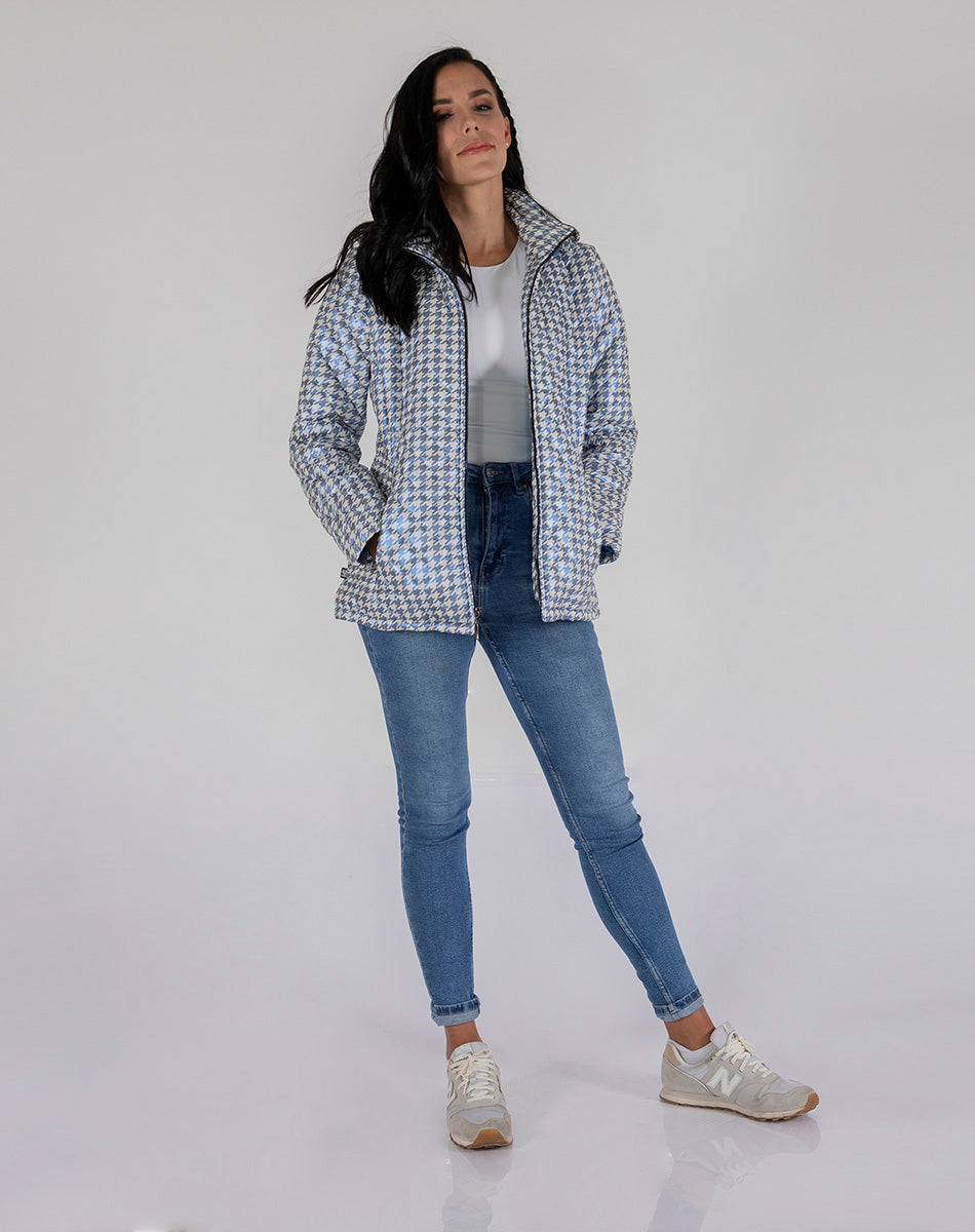 Silver Hooded Jacket