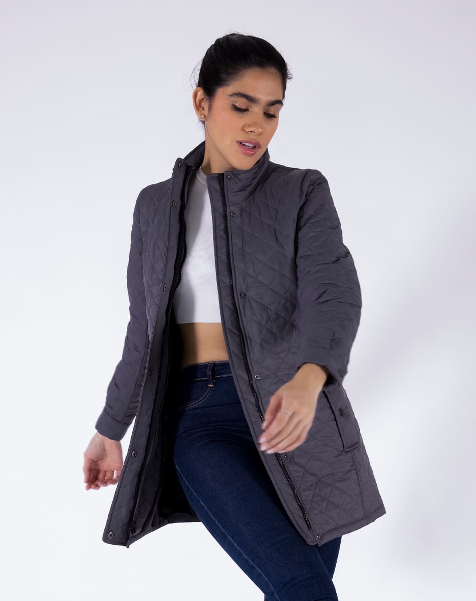 Long quilted Jacket