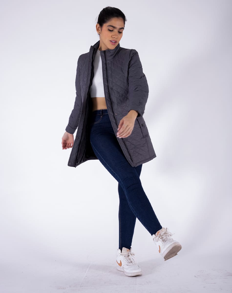 Long quilted Jacket