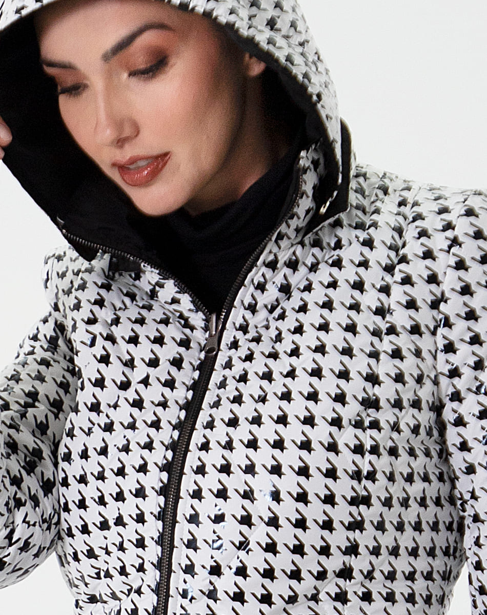 Hooded Printed Jacket