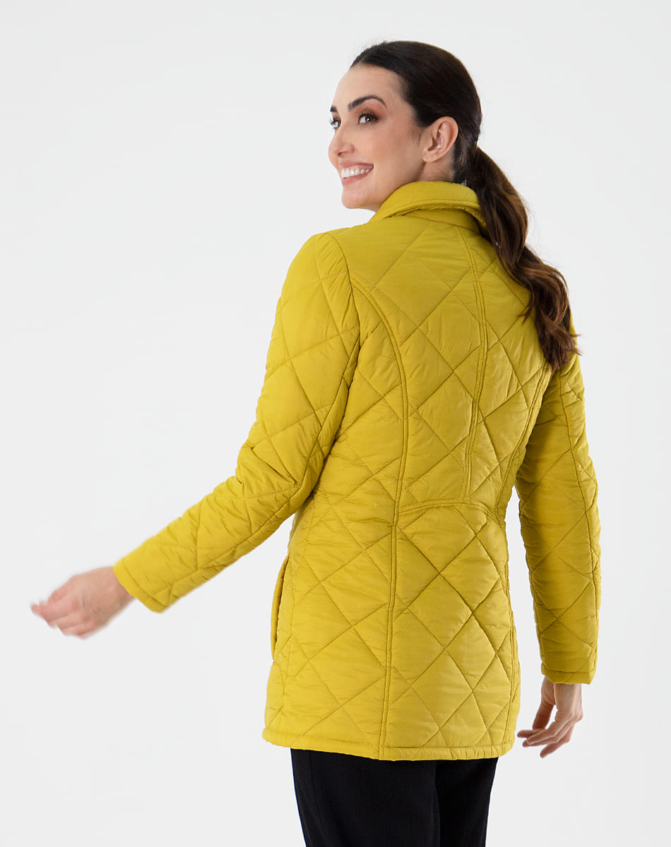 Quilted jacket with collar