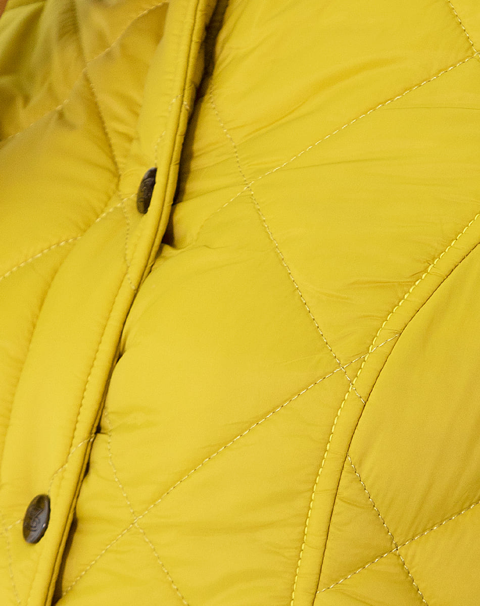 Quilted jacket with collar