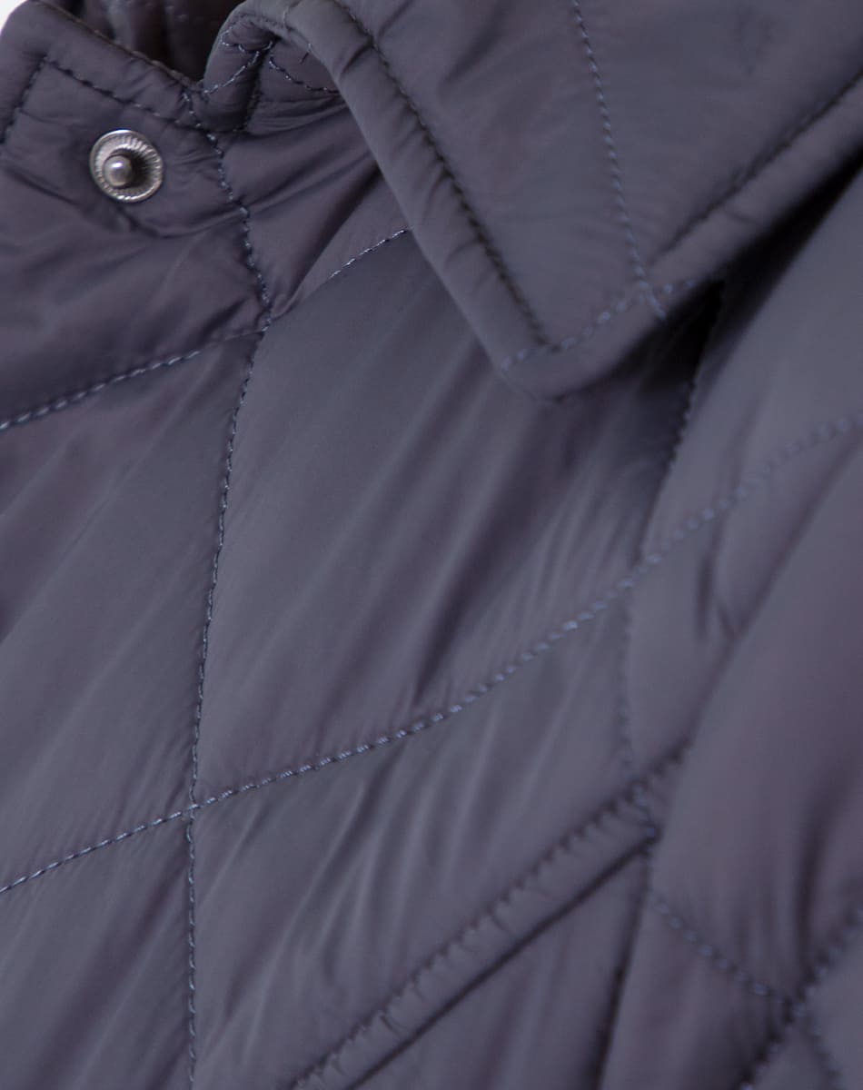 Quilted jacket with collar