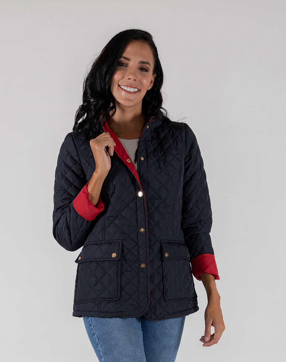 Built in  hood Jacket