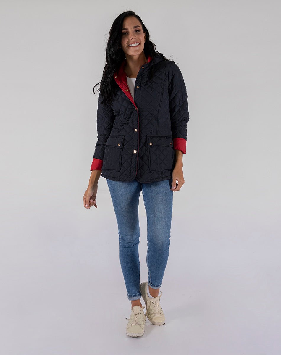 Built in  hood Jacket