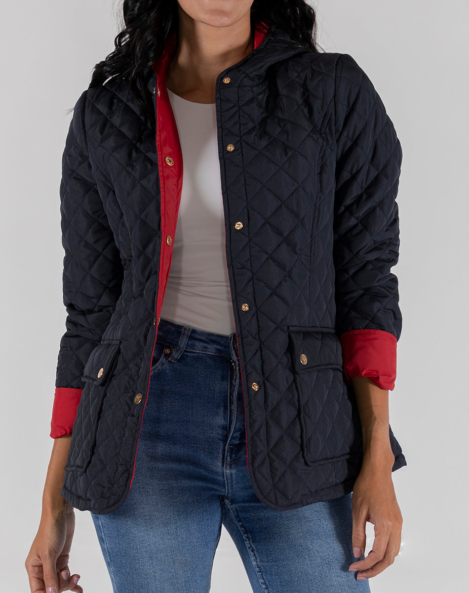 Built in  hood Jacket