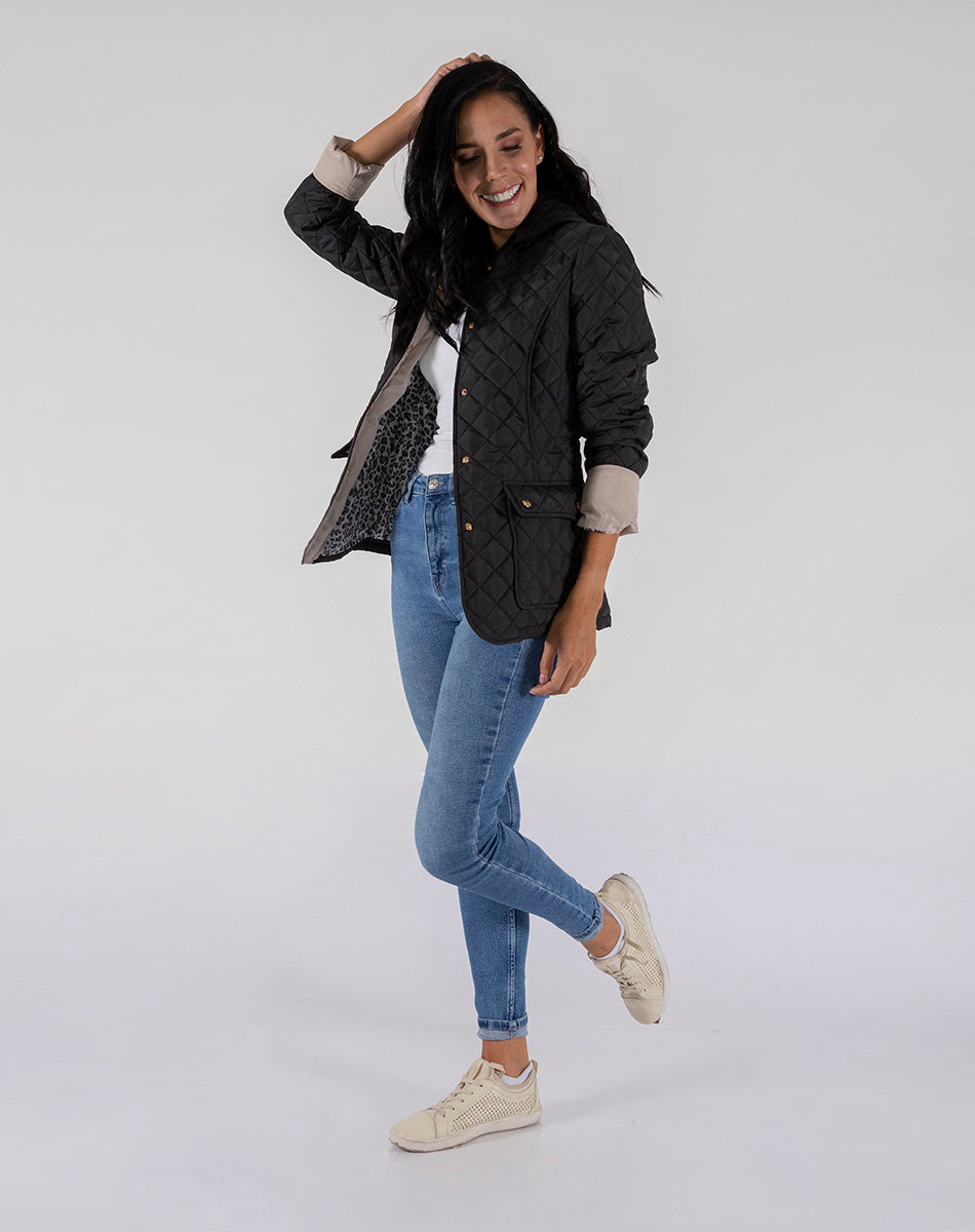 Built in  hood Jacket