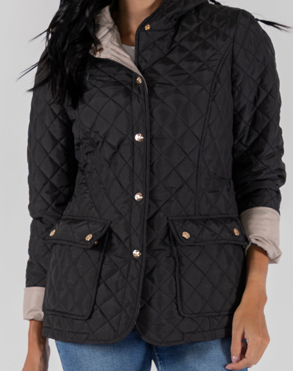 Built in  hood Jacket