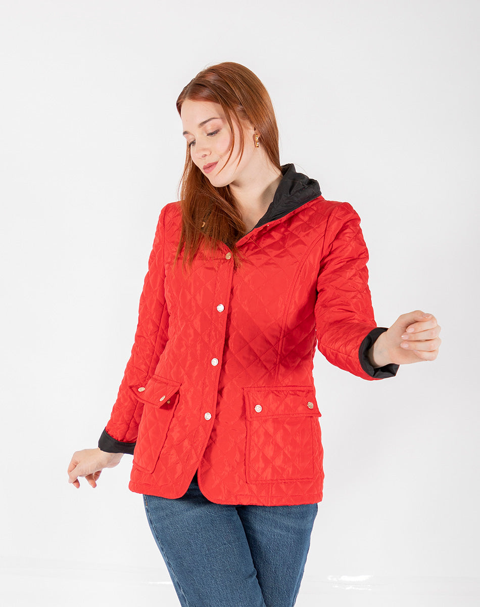 Built in  hood Jacket