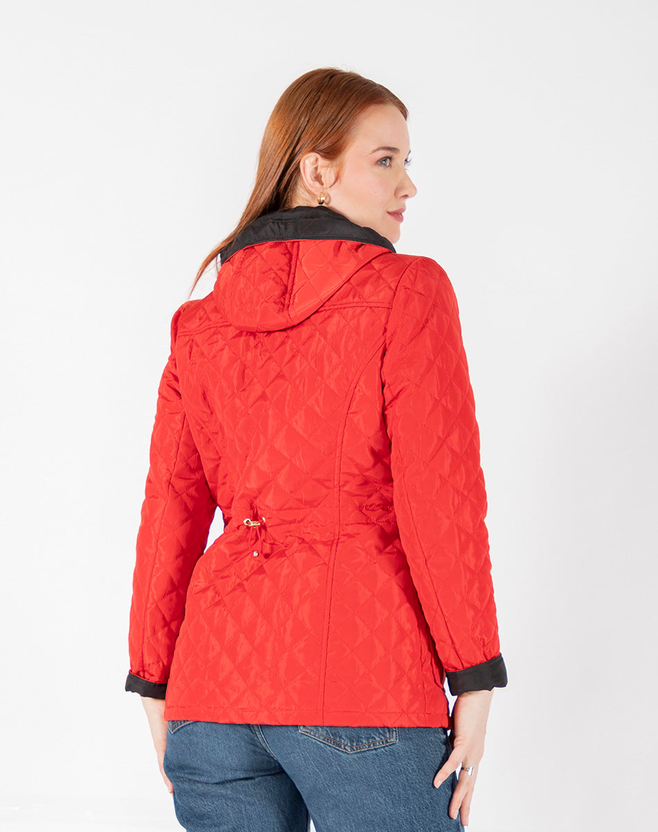 Built in  hood Jacket