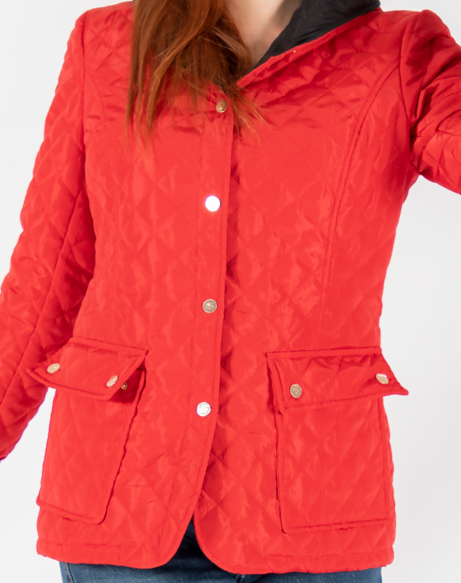 Built in  hood Jacket