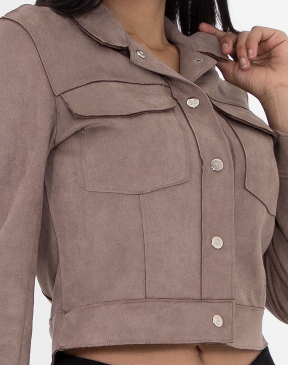 Short lenght Suede jacket