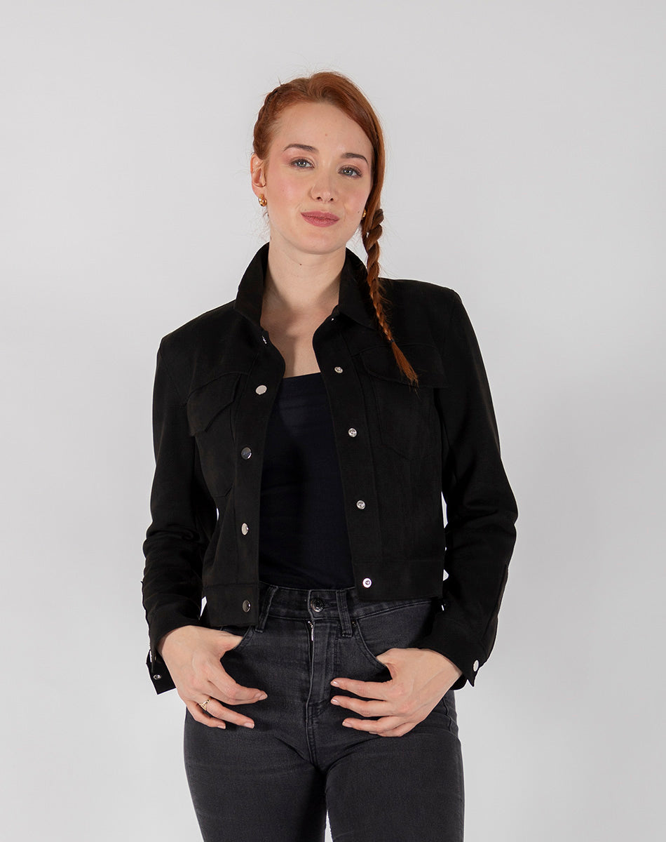 Light, short length suede