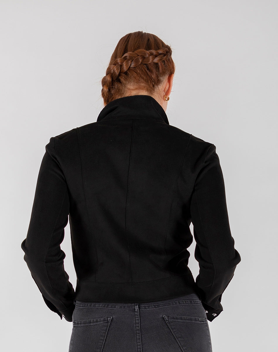 Light, short length suede