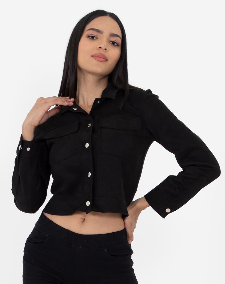 Short lenght Suede jacket