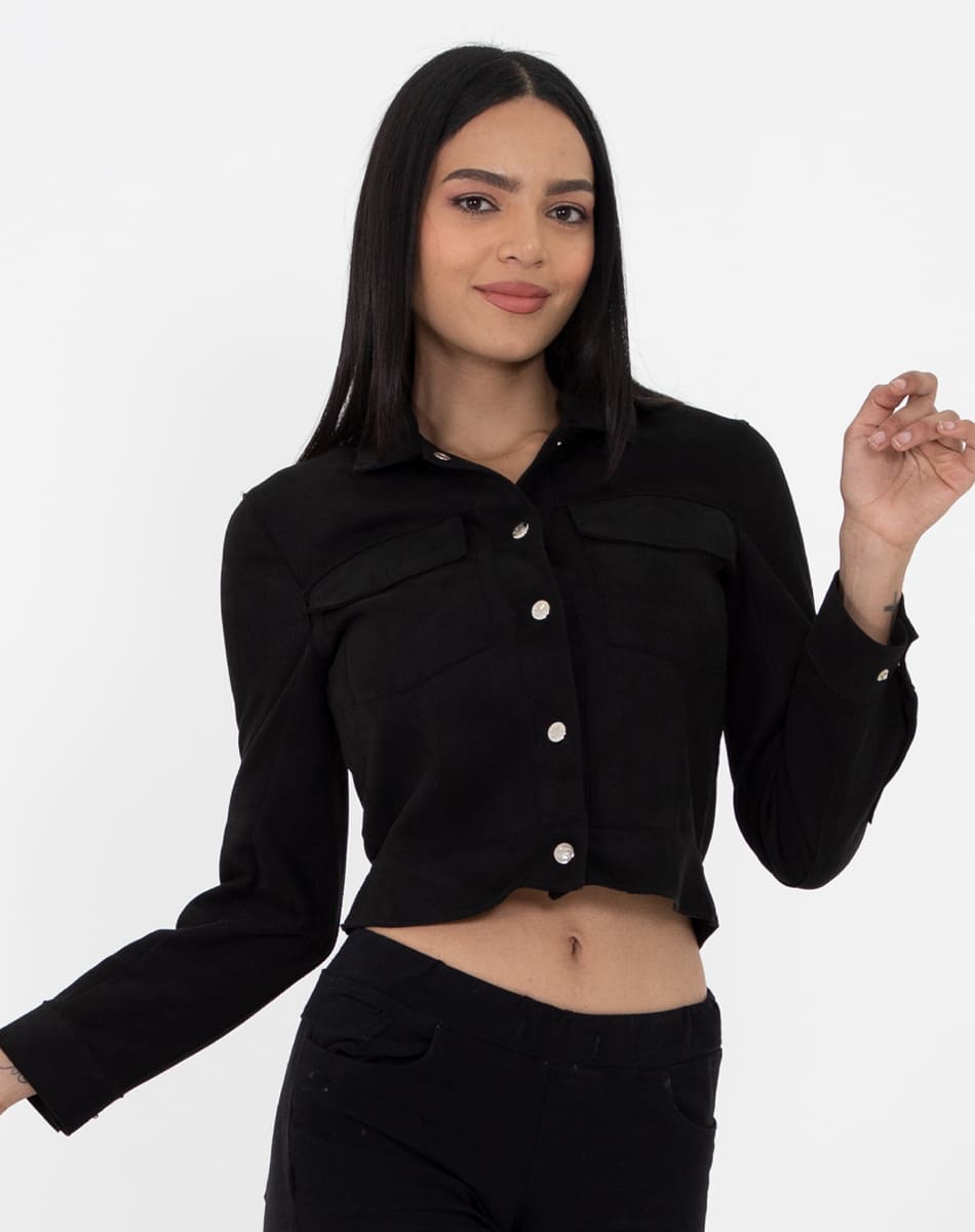 Short lenght Suede jacket