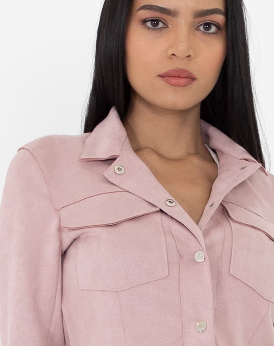 Short lenght Suede jacket