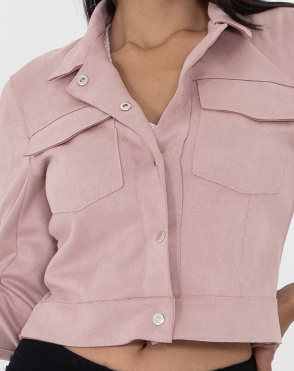 Short lenght Suede jacket