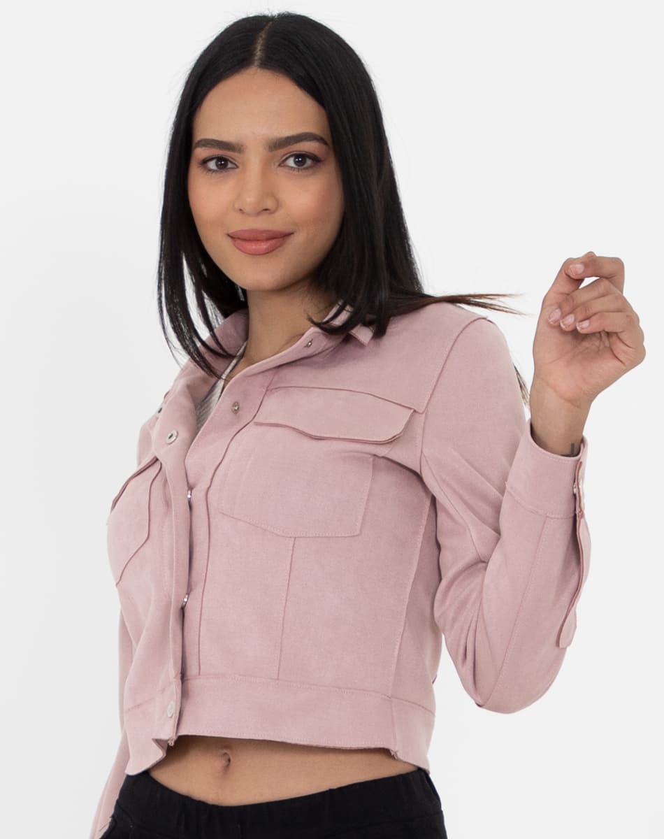 Short lenght Suede jacket