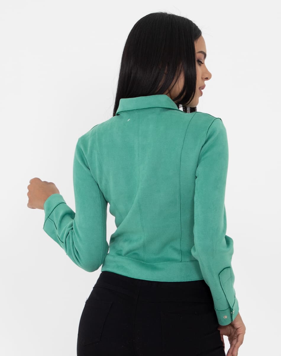 Short lenght Suede jacket