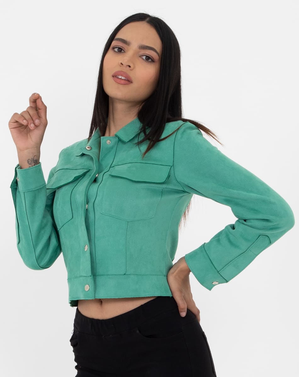 Short lenght Suede jacket