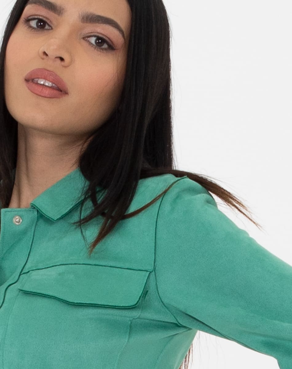 Short lenght Suede jacket