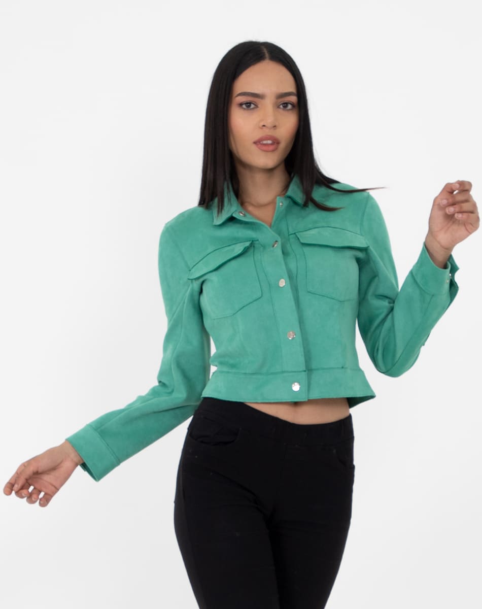 Short lenght Suede jacket