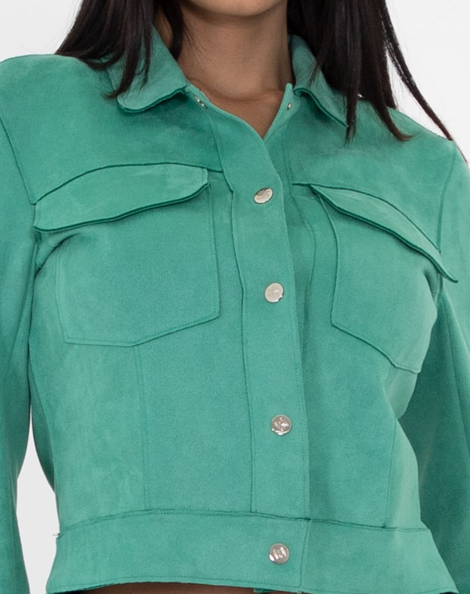Short lenght Suede jacket