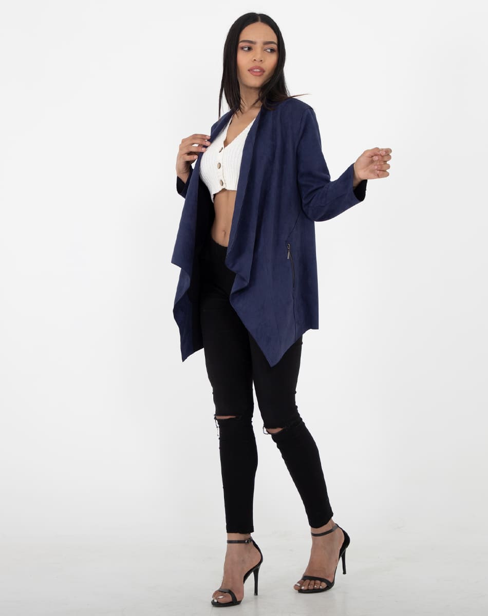 Contemporary long Suede
