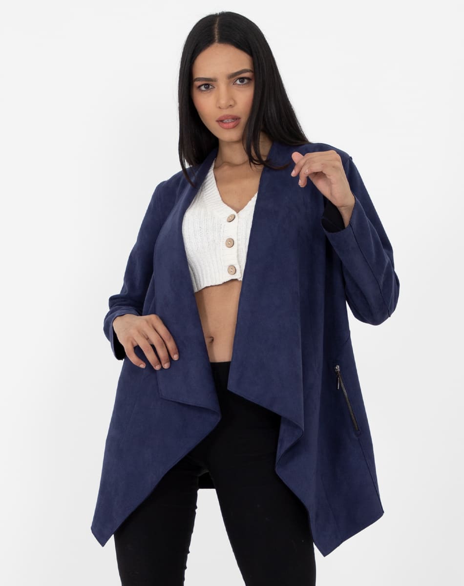 Contemporary long Suede