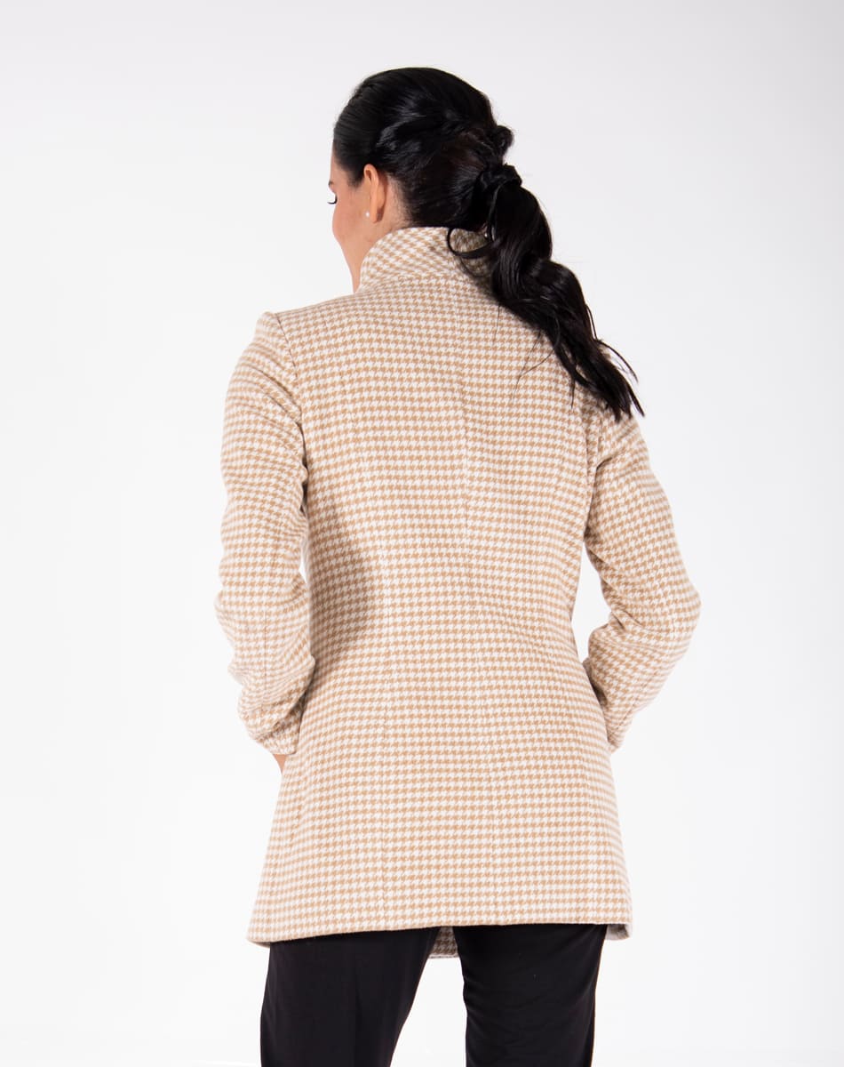 Coat With High Lapel