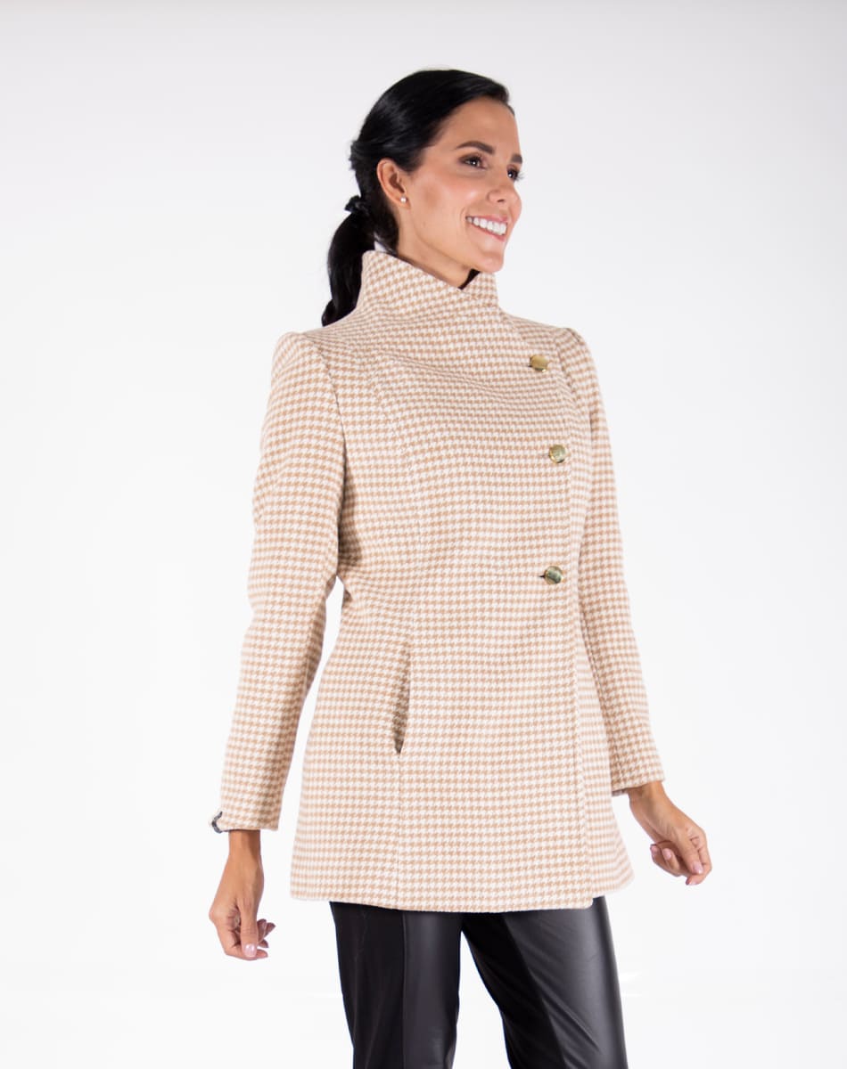 Coat With High Lapel