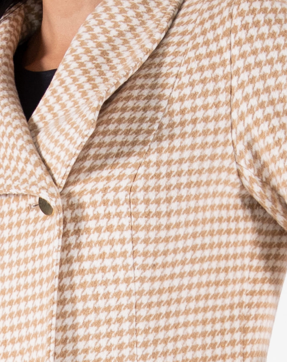 Coat With High Lapel