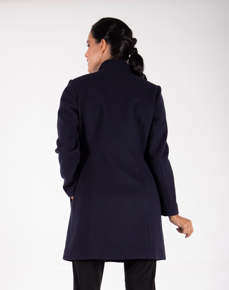 Elegant High Collar Coat