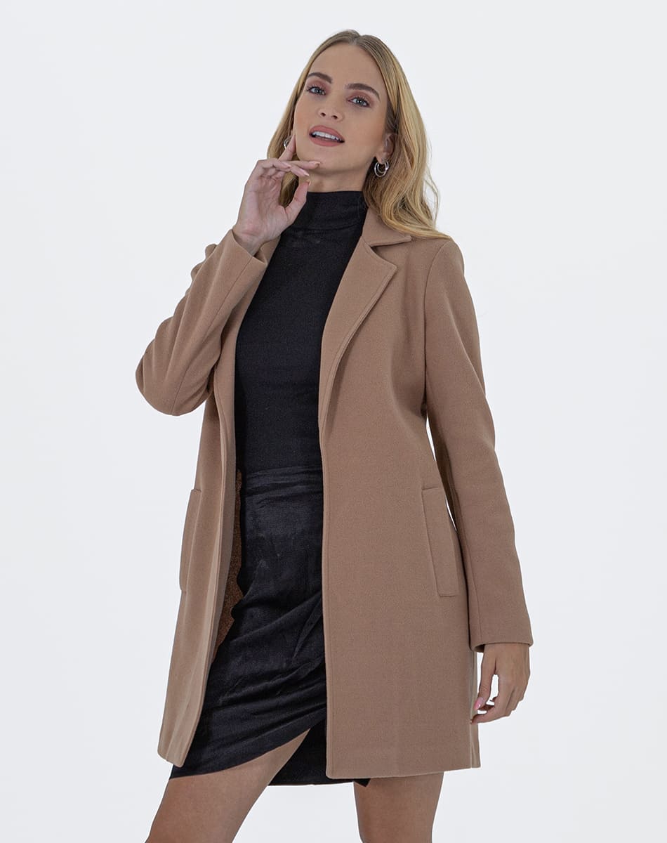 Open Midi Coat