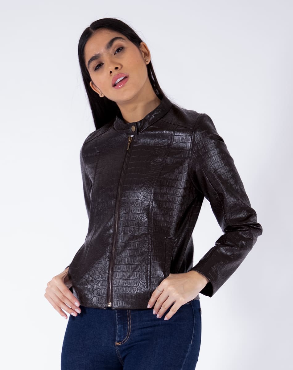 Vinyl Leather Jacket
