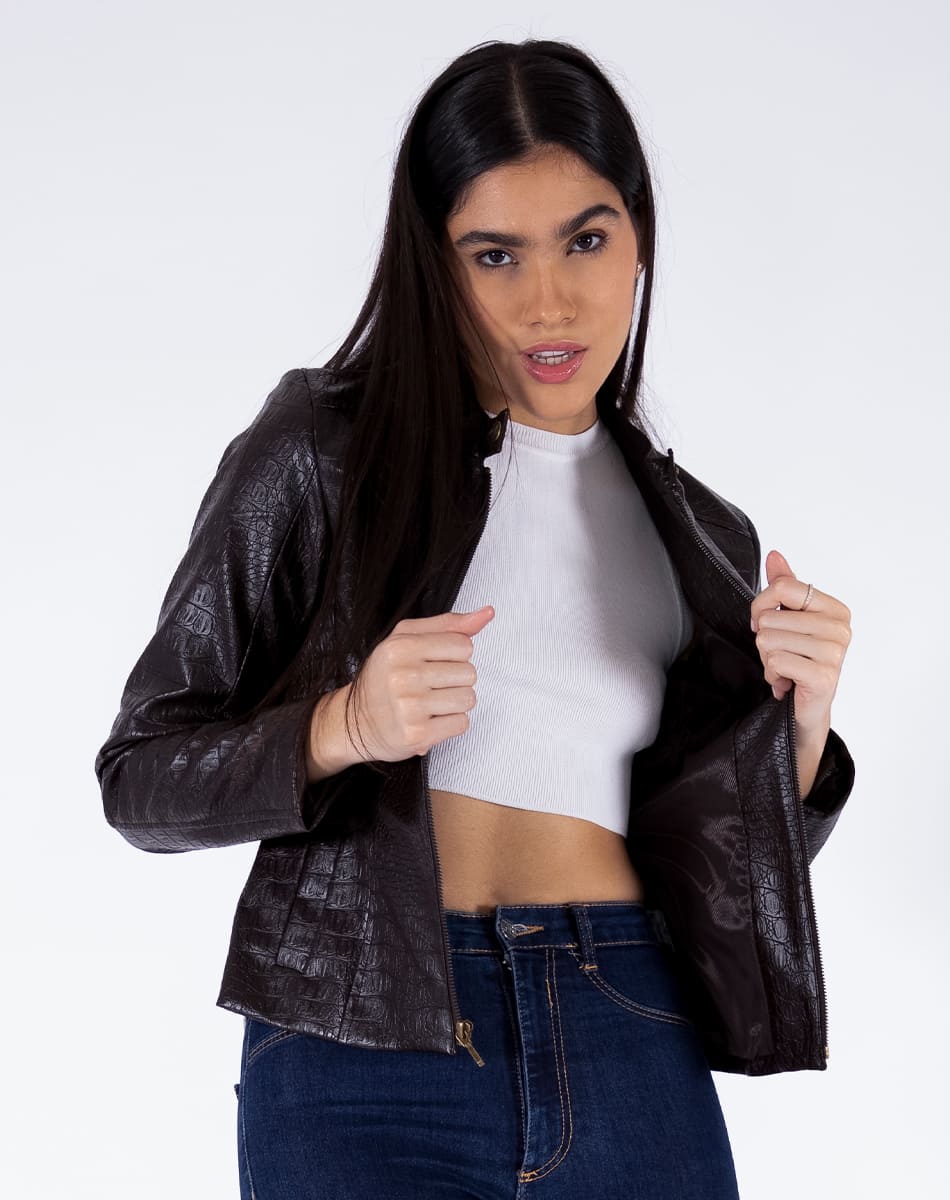 Vinyl Leather Jacket