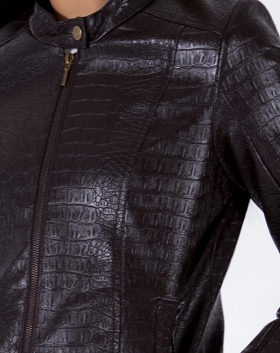 Vinyl Leather Jacket