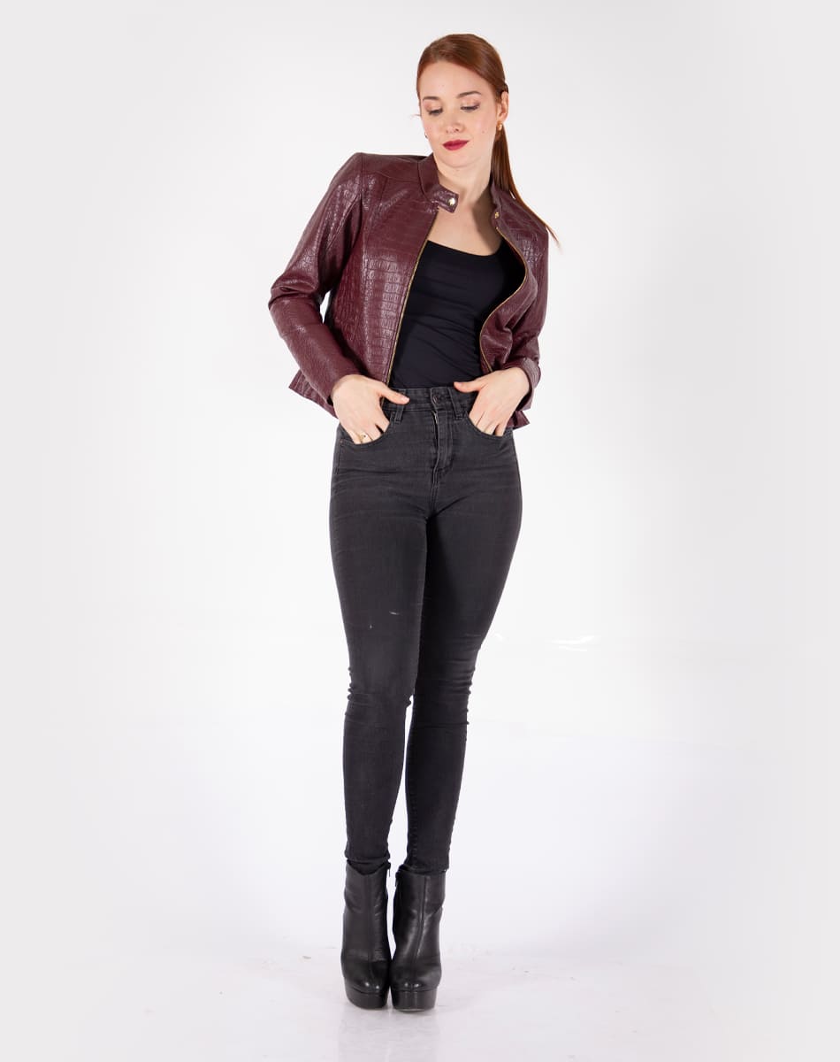 Vinyl Leather Jacket