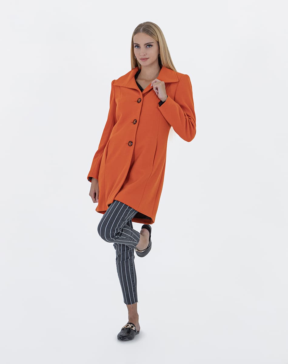 Elegant Coat With Pockets