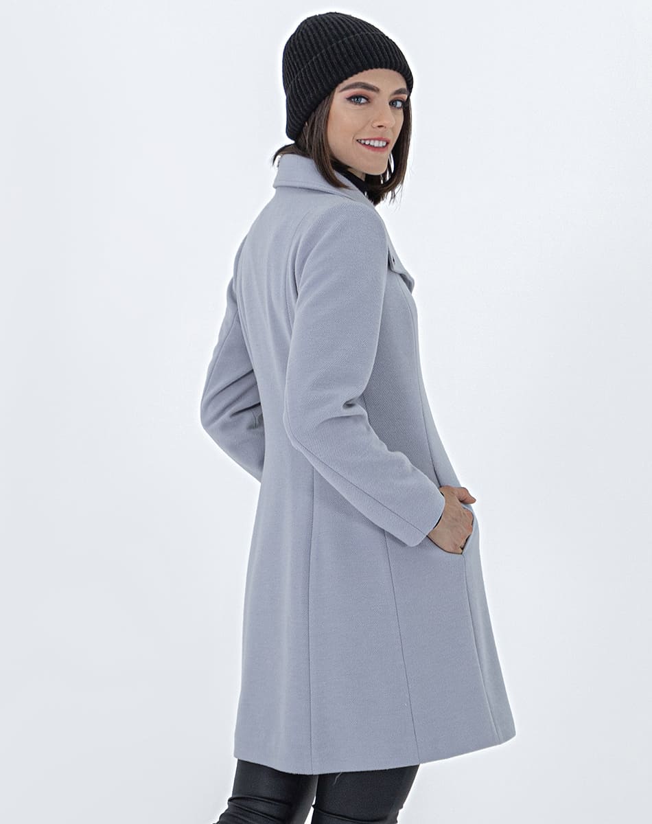 High neck coat