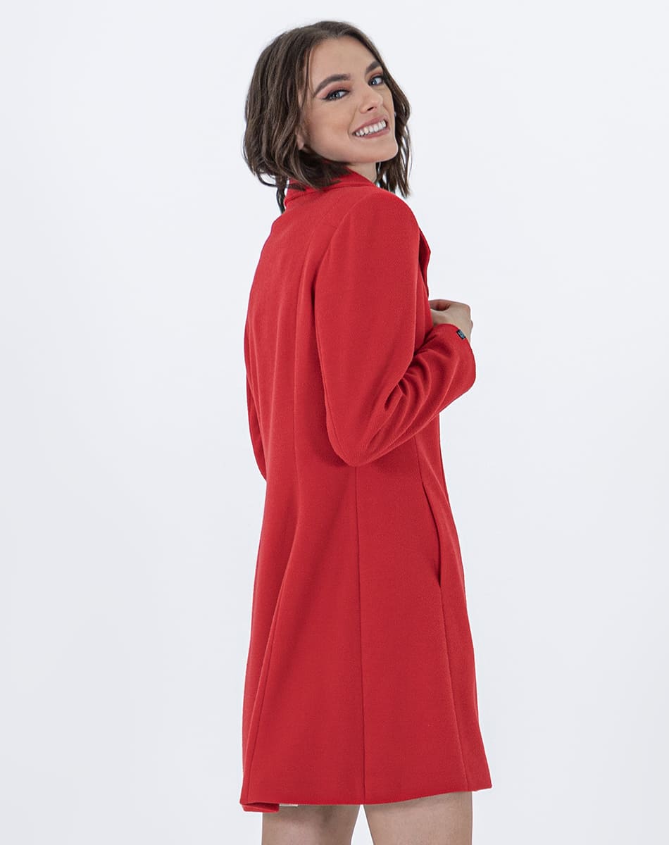 High neck coat