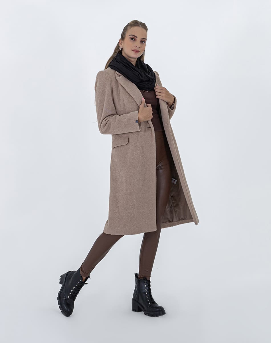 double breasted coat whit flaped